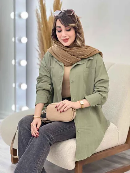 مانتو پشت دکمه ستایش