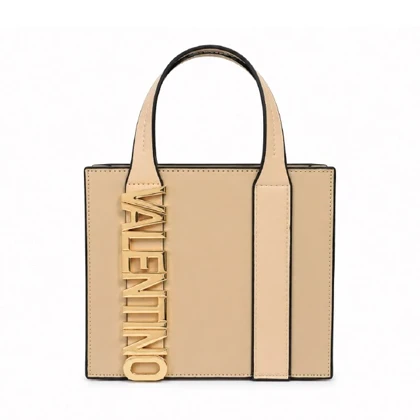 کیف وارداتی VALENTINO چرم ایتالیای کرم/ والنتینو