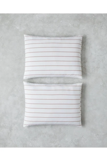 روبالشی دو عددی English Home مدل Serene Stripes چاپی