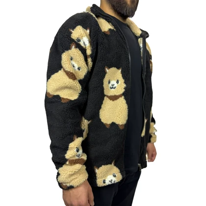 سویشرت تدی مدل لاما