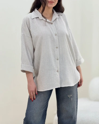 شومیز راه راه سما