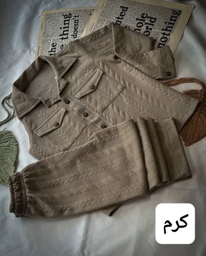 ست فیتیله ژاکارد بچگانه _ کد 1002