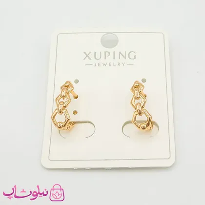 گوشواره دخترانه ژوپینگ مدل سه لوزی