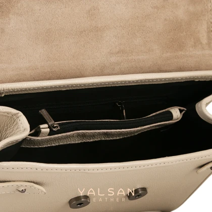 کیف دوشی و دستی زنانه چرم یلسان مدل ماژولار ستا کد 214-MC