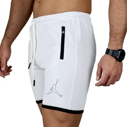 شلوارک طرح جردن JORDAN کوتاه سفید