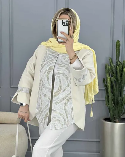 کت مزونی لمه دوزی(89)کد3521