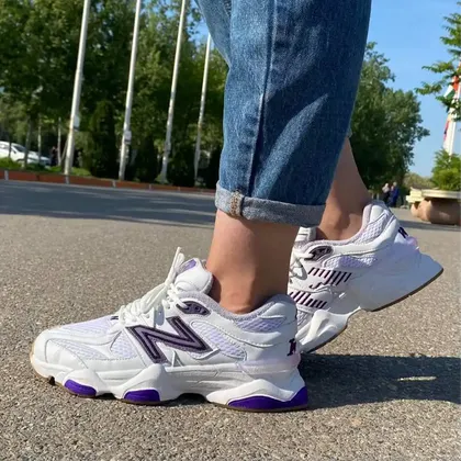 نیوبالانس 9060 سفید بنفش New Balance 9060
