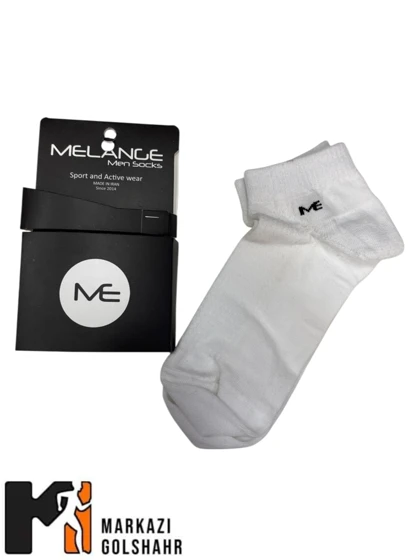جوراب مچی مردانه ملانژ نخی کد 404