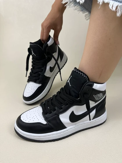 کتانی ساق‌دار زنانه نایک جردن 1 nike jordan1 کد 912
