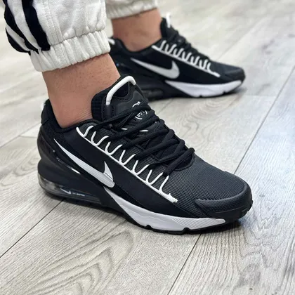 کتانی مردانه مدل نایک ایرمکس پلاس nike air max رنگ مشکی کپسول دار
