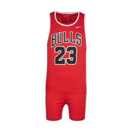 ست رکابی و شلوارک ورزشی شیکاگو بولز مدل PY-BULLS 23 قرمز