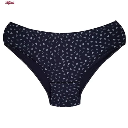 شورت زنانه آیدا مدل اسلیپ چاپی کد 4949 بسته 6 عددی