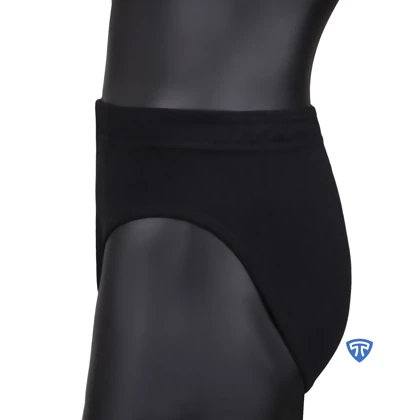 شورت اسلیپ پنبه کش لیفه ای (تک عددی) مشکی