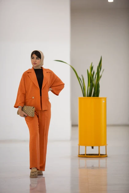 مانتو شلوار صوفیا جیب فیلتاب