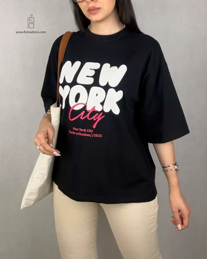تیشرت باکسی طرح NY City
