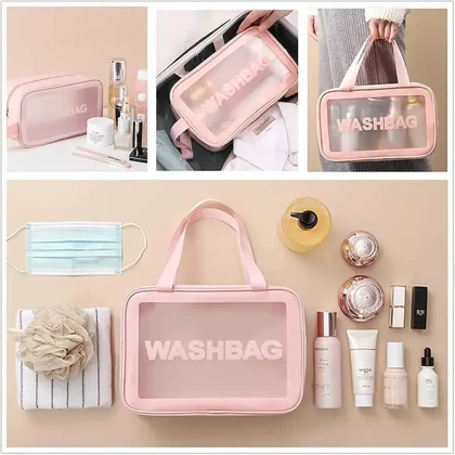 کیف لوازم آرایش سه تیکه مدل Wash bag