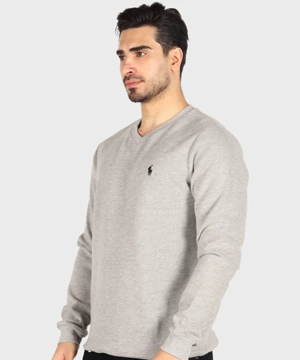 پلیور مردانه یقه هفت و آستین بلند 1847