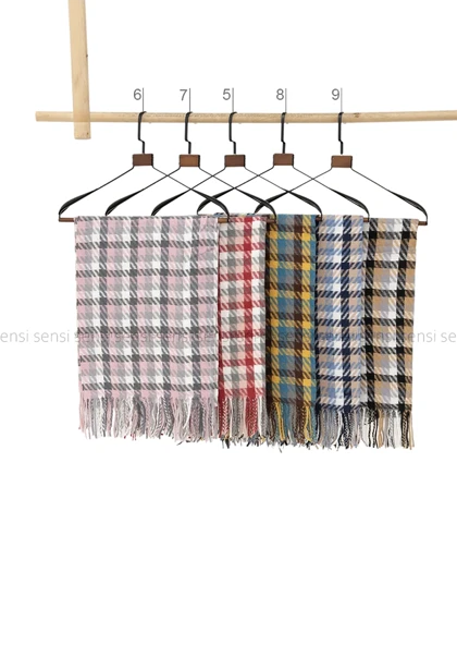 شال 4خونه پیچازی پشمی کد1004701