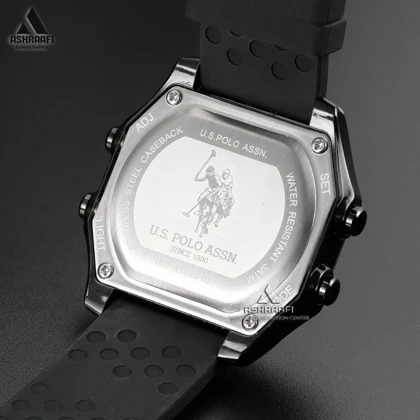 ساعت یو اس پولو مشکی U.S. Polo Assn. USPA1039-07