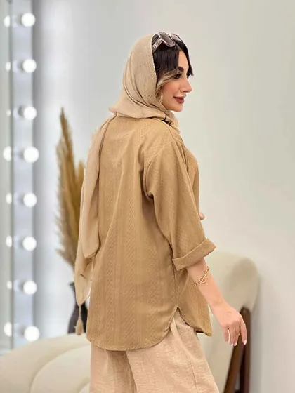 مانتو جلو بسته پرنیا