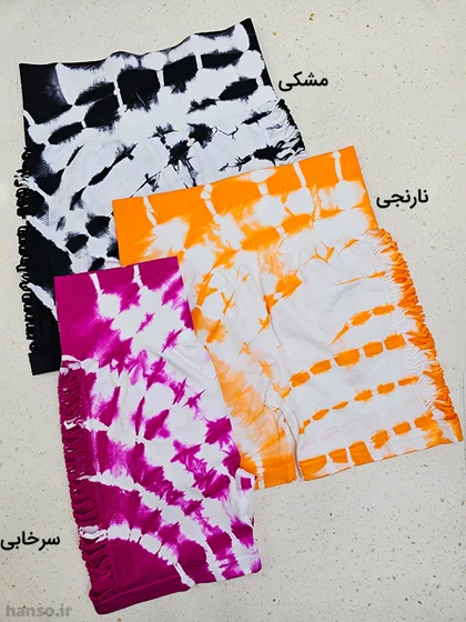 بایکر زنانه پشت چین‌دار