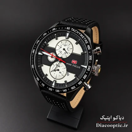ساعت مچی مردانه اورجینال موتور ژاپن برند مینی فوکوس سه موتور مدل Mf0002G.03 بند چرم