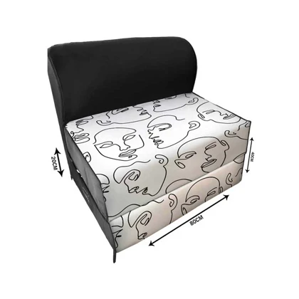 کاناپه تخت شو یک نفره نقاشی مینیمال مدل M1098