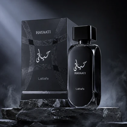 ادکلن حیاتی لطافه Lattafa Hayaati Eau de Parfum 100ml رایحه گرم، میوه‌ای و مشک‌دار