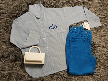 شومیز گلدوزی الو زنانه کد 403022