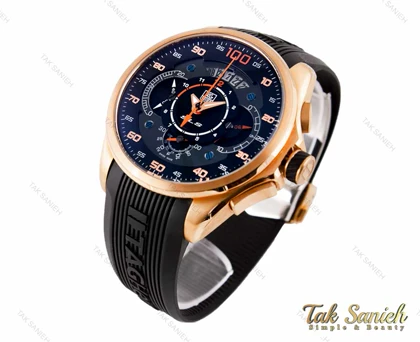 ساعت تگ هویر SLS مردانه رزگلد مشکی Tag-2458-G