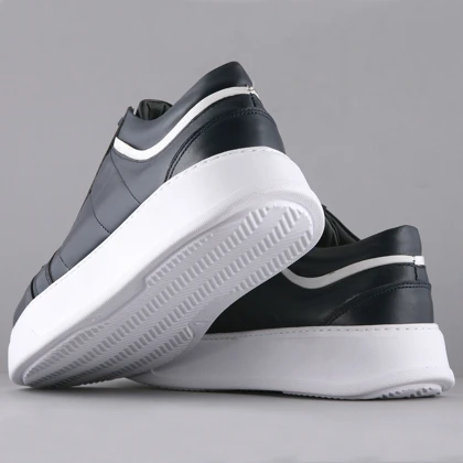 کفش روزمره مردانه چرم یلسان مدل شوان کد 540-GN