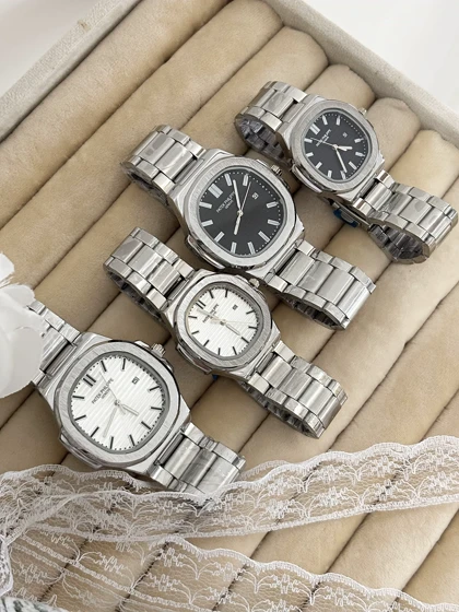 ساعت ست زوجی پتک فیلیپ سیلور