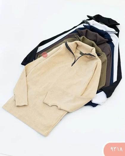 بلوزفینگری نیم زیپ 9318