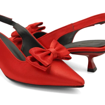 کفش مجلسی زنانه پاشنه‌دار 3 سانت مدل sandal valentino _ 4003p