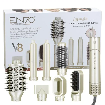 سشوار و حالت دهنده موی چندکاره انزو ENZO Professional مدل EN-755 V8