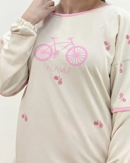 ست بلوز و شلوار دوچرخه