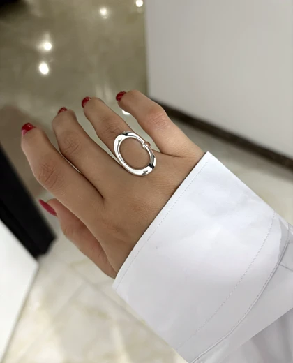 انگشتر نقره ای فشن دخترانه 867