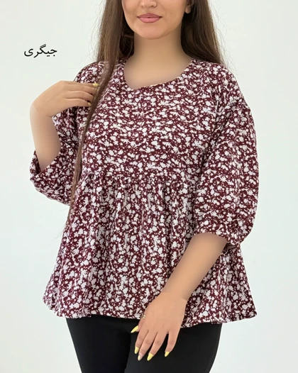 شومیز پفکی ساغر کد 1841