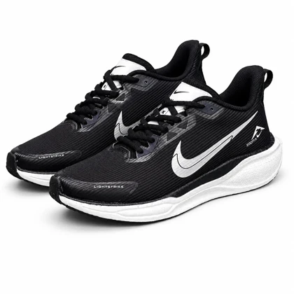 کتانی زیره بست مردانه مدل رانینگ نایکی مشکی NIKE
