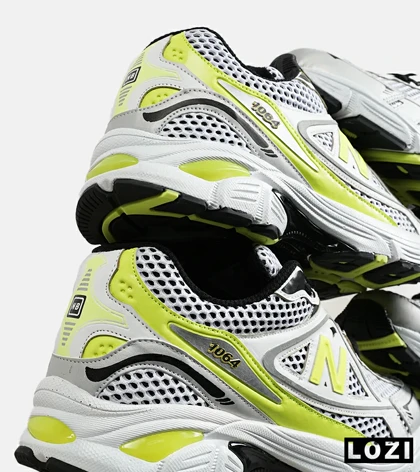 کفش کتانی مردانه و زنانه سفید لیمویی NEW BALANCE 1064 V.2