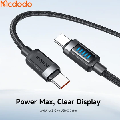 کابل تایپ سی 240 وات مک دودو Mcdodo مدل CA-035 طول 1.2 متر