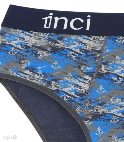 پک شورت مردانه نخی اسلیپ 1Inci بیر اینجی کد 1600 طرح 4 - بسته 3 عددی