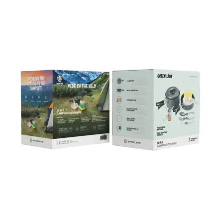 ست ظروف کمپینگ Green Lion 10IN1 Camping Cookware