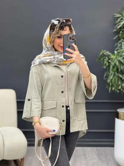 مانتو آستین پاگن هیوا