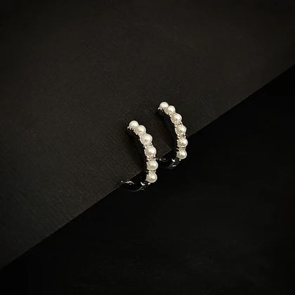 گوشواره مینیمال مروارید B21