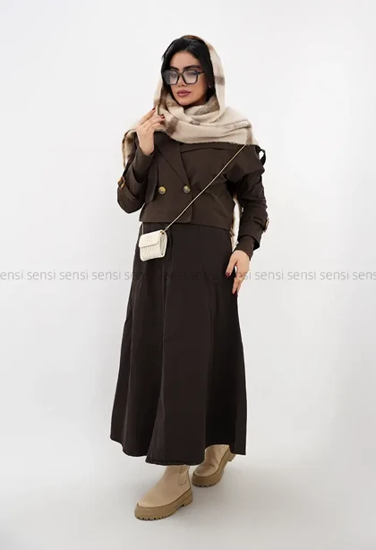 ترنچ کت کتان زارا آستر دار@کد1004696