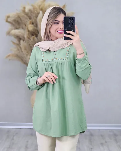 تونیک گلدوزی