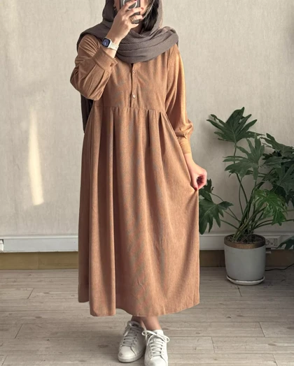 پیراهن مانتویی ابرا