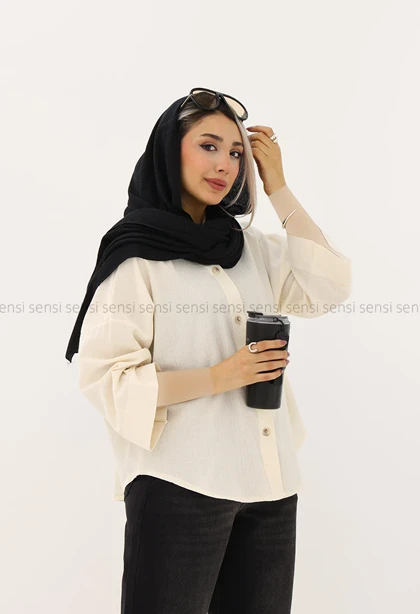 شومیز پارمیس کادنزا لینن کد1005253