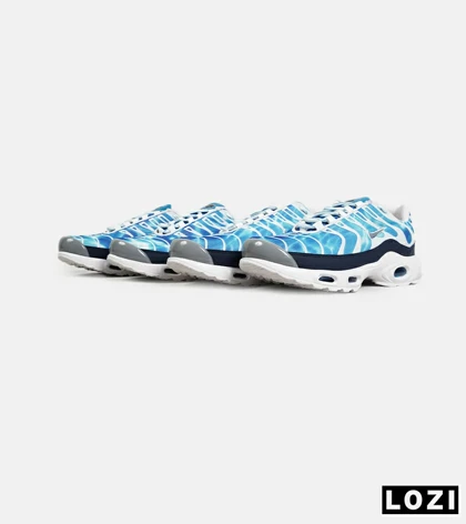 کفش کتانی مردانه و زنانه آبی سفید NIKE AirMax Plus TN Ultra مدل 6732